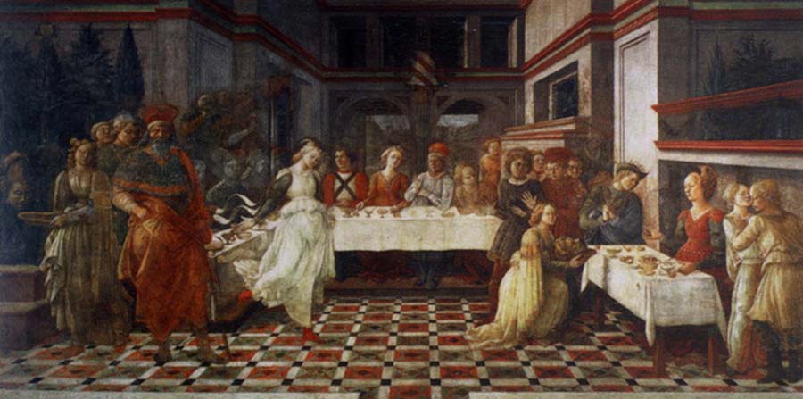 scenes out of life Johannes of the Taufer the guest meal of the here ode